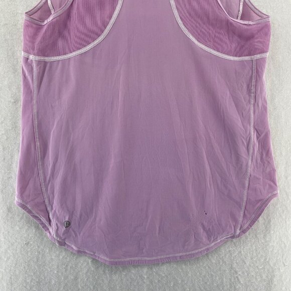 Lululemon Tank Top Women's Lavender  Sculpt Mesh Sleeveless Pullover Activewear - Picture 8 of 12